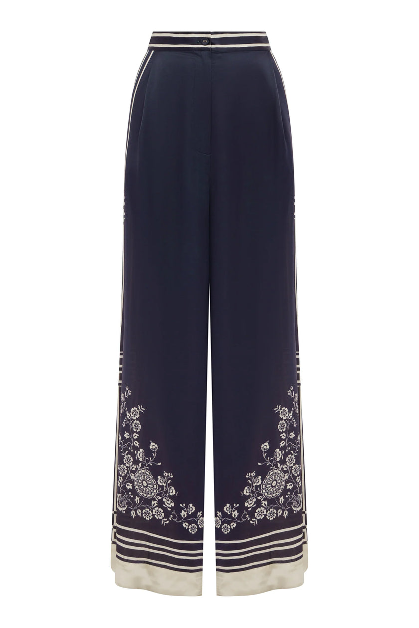 ALÉMAIS Banderra Silk Pants