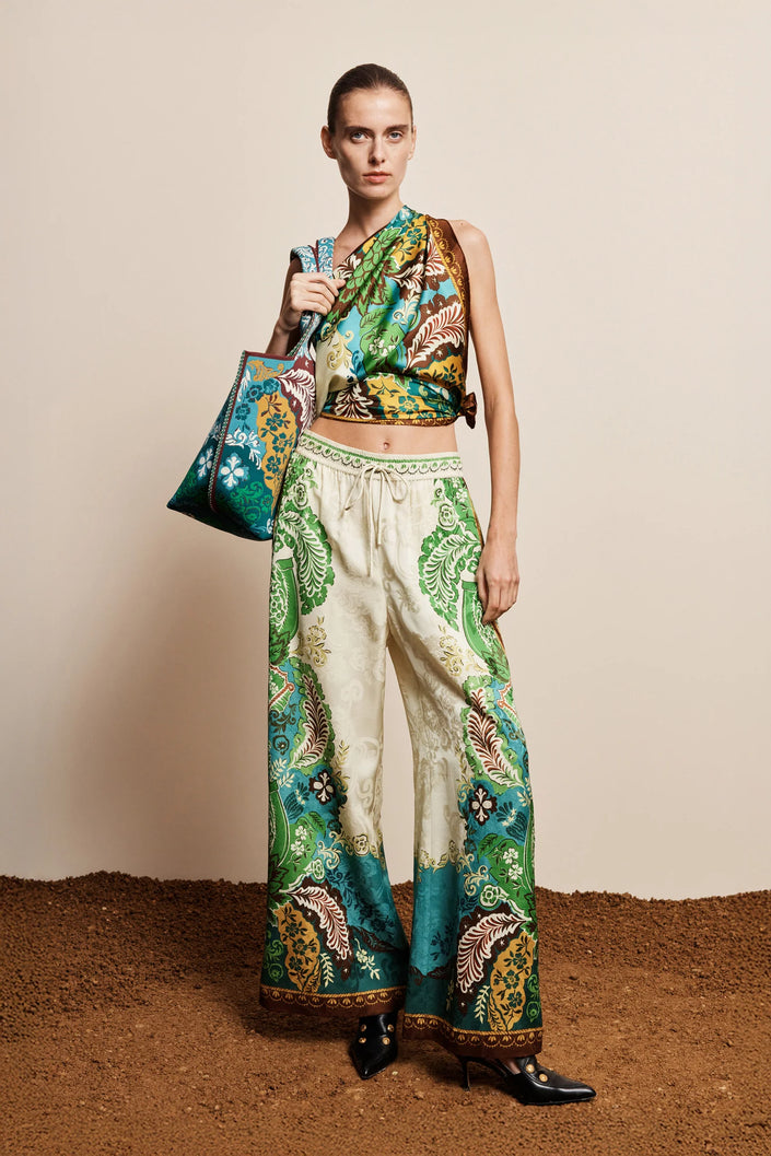 ALÉMAIS Florence Silk Scarf