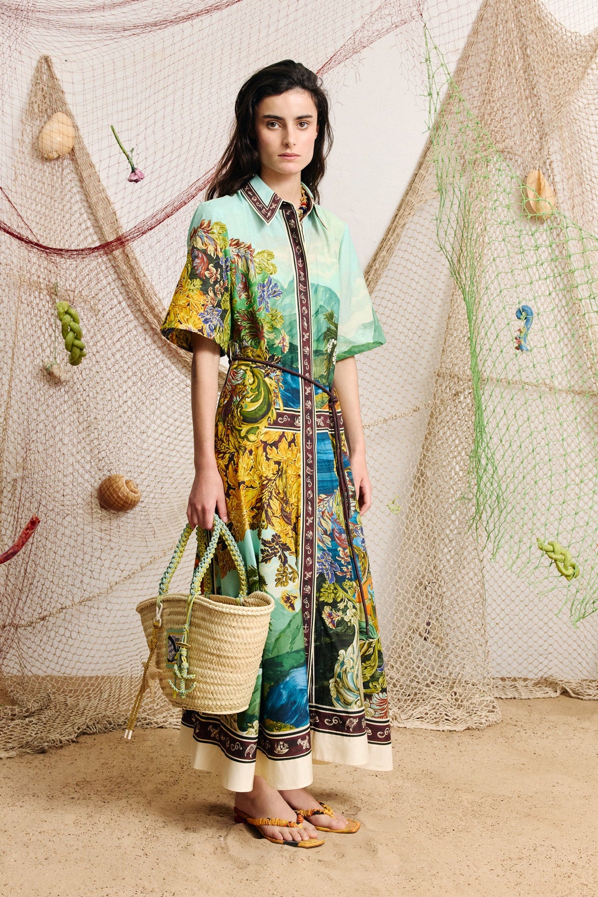 ALÉMAIS Lucena Shirtdress