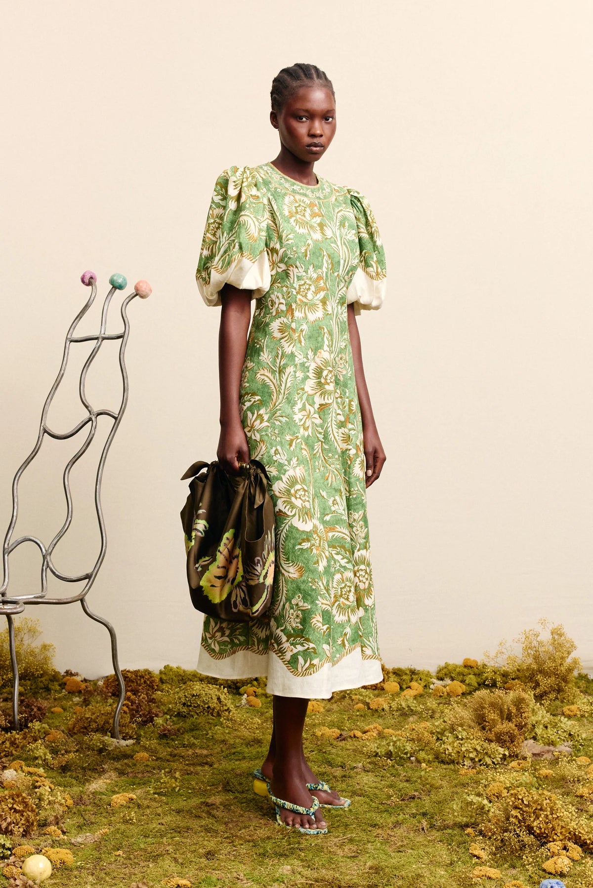 ALÉMAIS Alessia Midi Dress