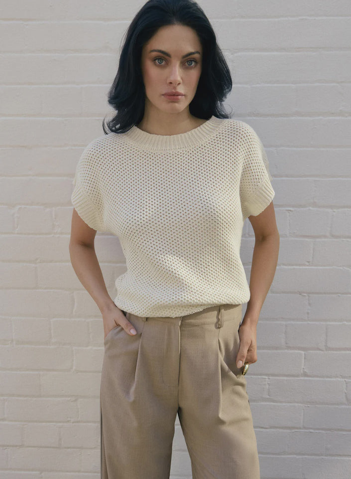 ESMAEE The Lobby Knit Top