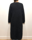 HONEY Long Pocket Cashmere Cardigan - Black