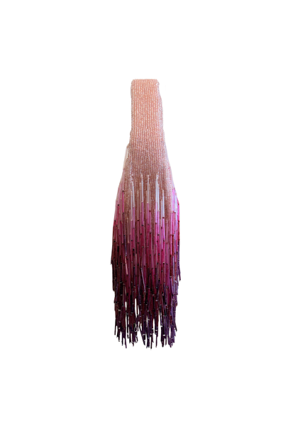 Acler Bordeaux Haze Drip Birch Bag