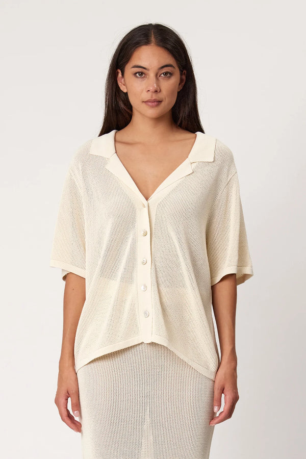 Remain Amalfi Shirt - Bone