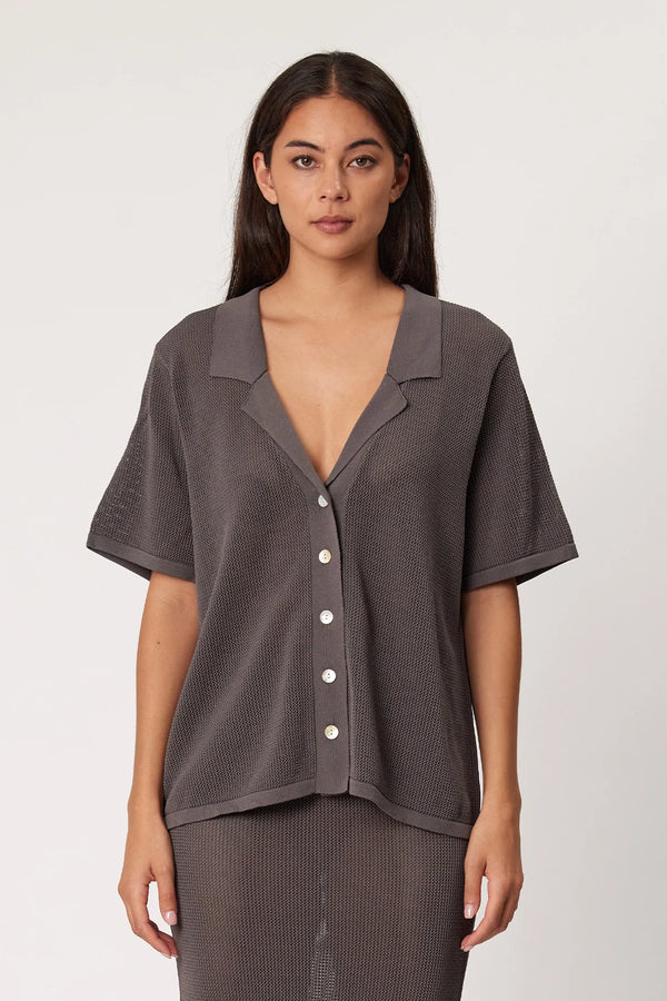 Remain Amalfi Shirt - Smoke