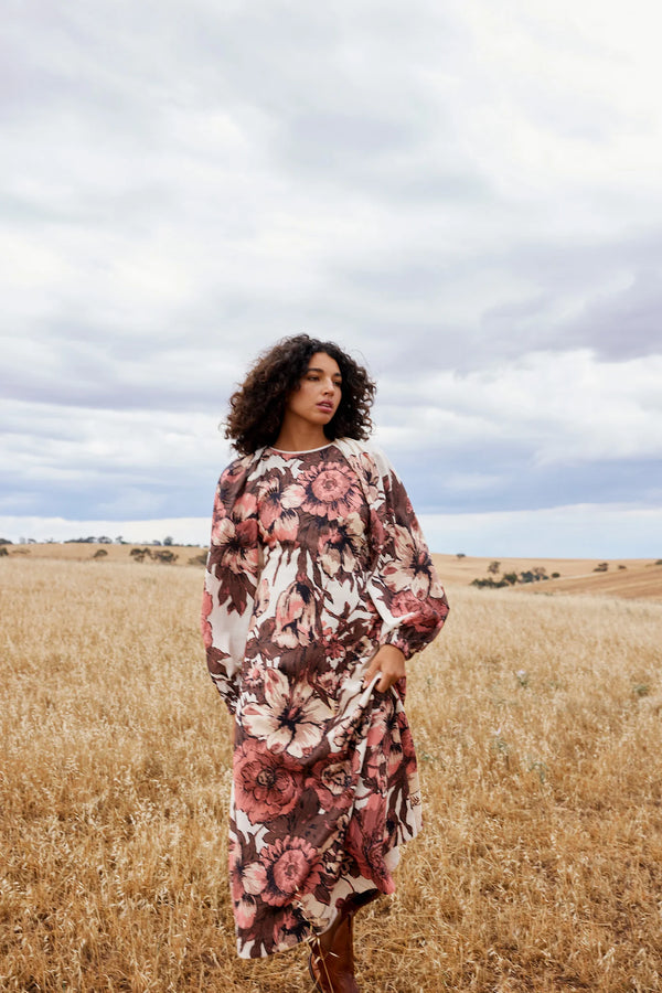 ASTON STUDIO Vince Dress - Vintage Rose