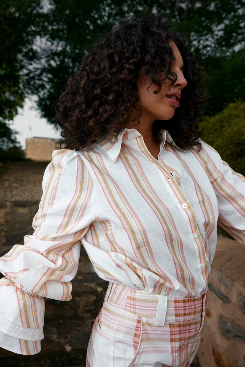 ASTON STUDIO Lucinda Blouse - Peony