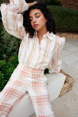 ASTON STUDIO Lucinda Blouse - Peony