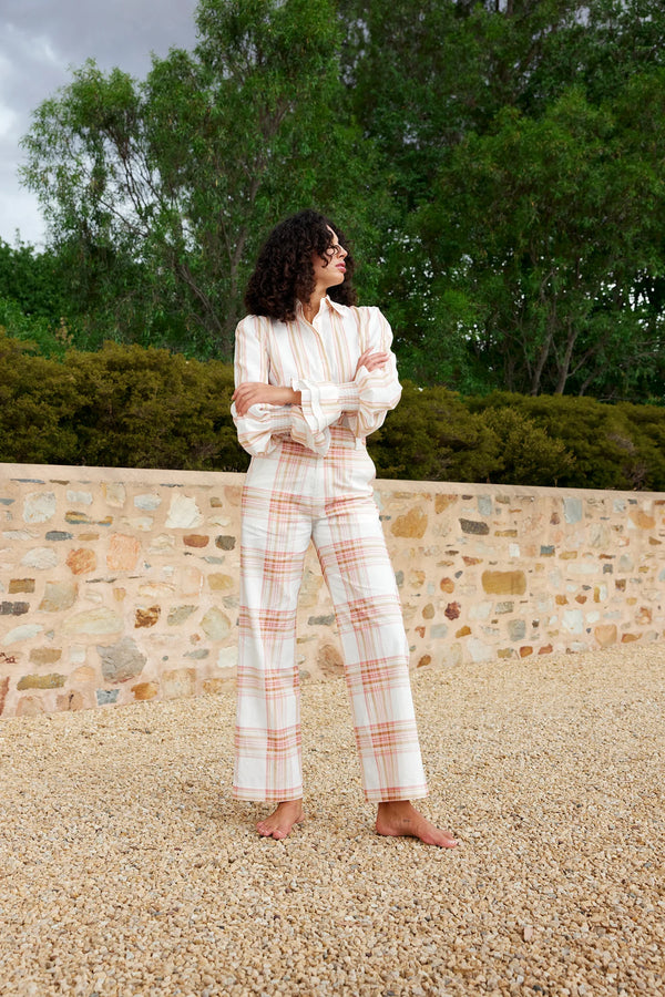 ASTON STUDIO Lucinda Blouse - Peony