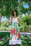 ASTON STUDIO Molly Dress - Leaf Rose Stripe