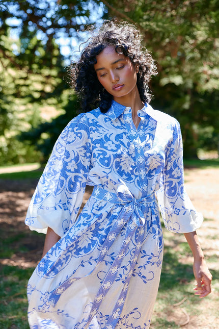 ASTON STUDIO Lucille Dress - Antique Royal