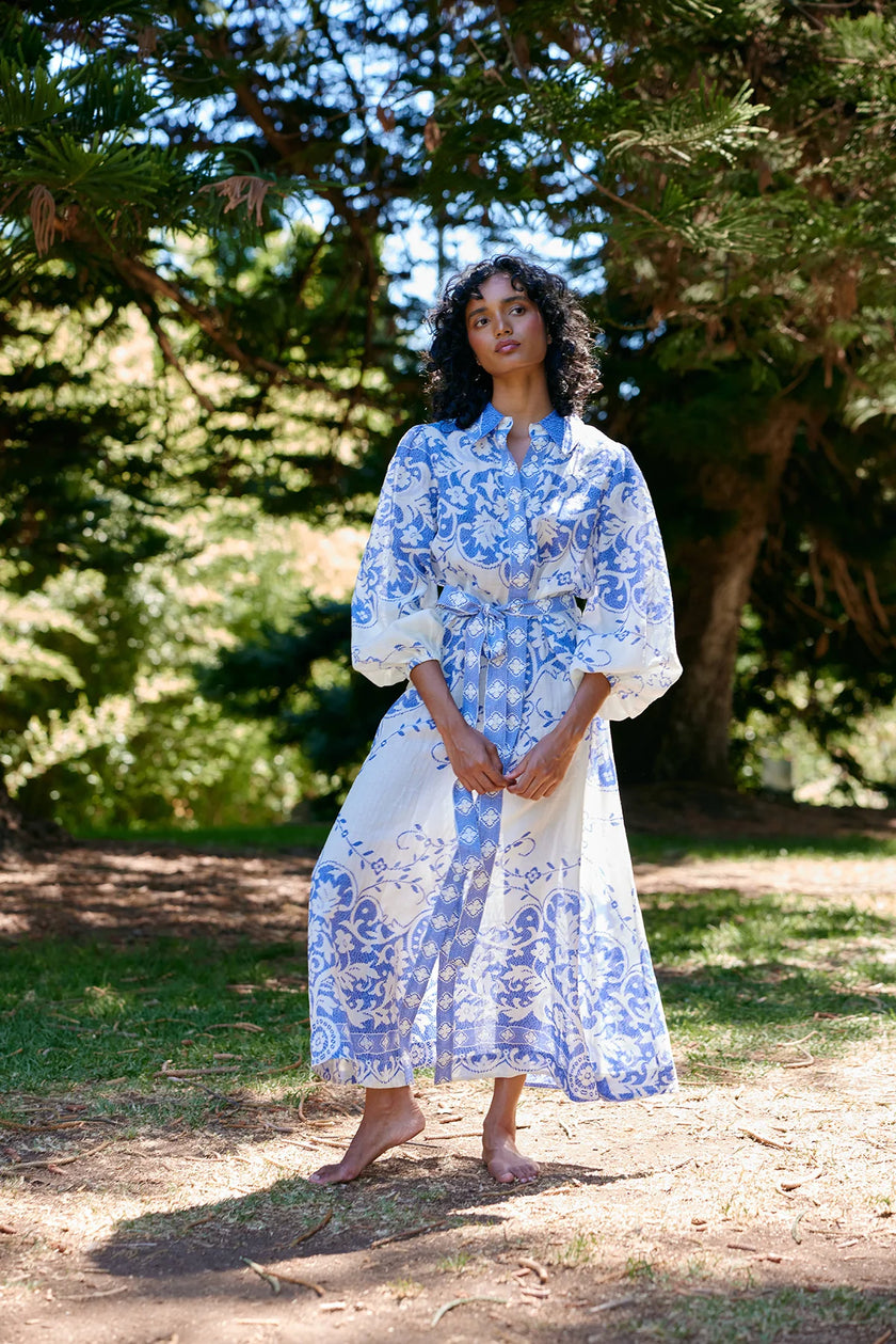 ASTON STUDIO Lucille Dress - Antique Royal