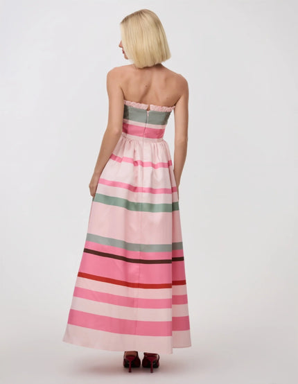 ASTON STUDIO Charlize Gown - Retro Stripe