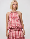 ASTON STUDIO Adrianna Dress - Jaipur Check