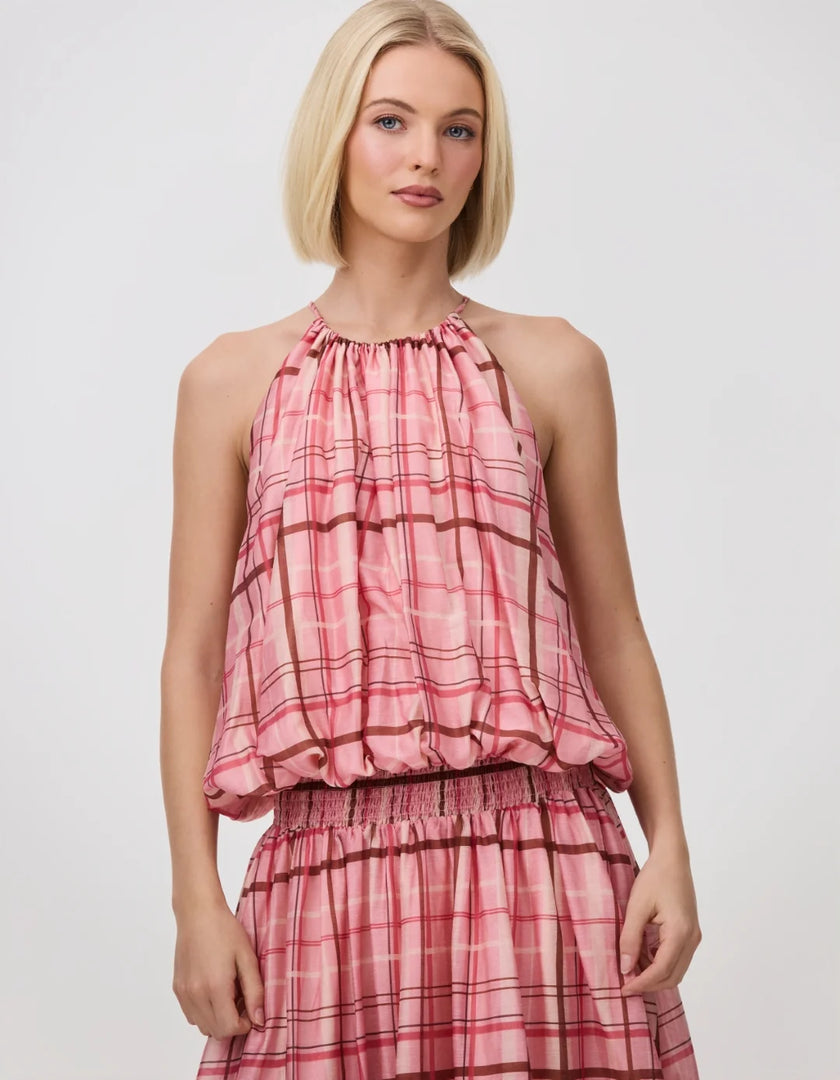 ASTON STUDIO Adrianna Dress - Jaipur Check