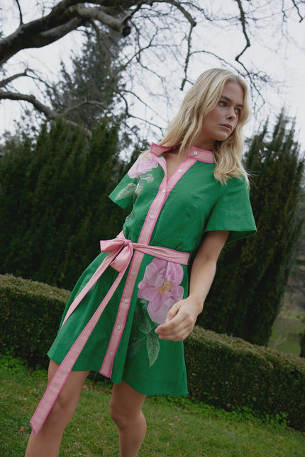 ASTON STUDIO Nami Dress - Forest Fleur