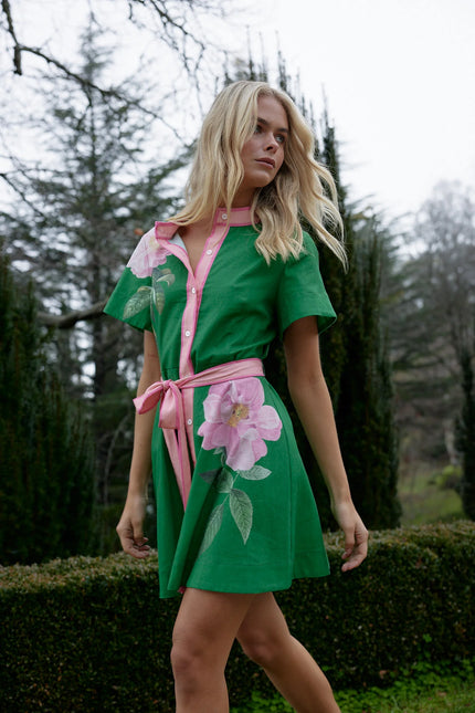 ASTON STUDIO Nami Dress - Forest Fleur