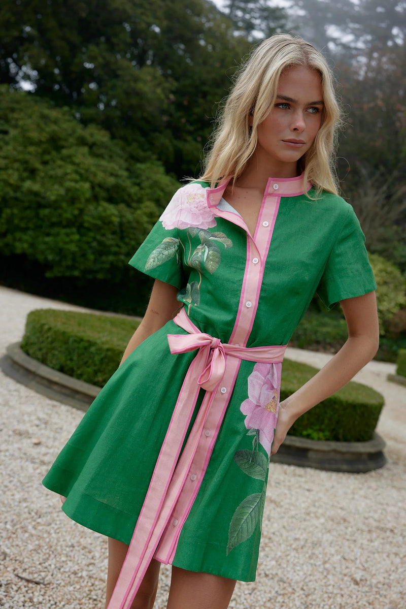 ASTON STUDIO Nami Dress - Forest Fleur