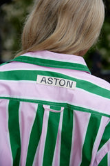 ASTON STUDIO Buddy Shirt Baby/Forest Stripe