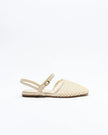WALNUT Anni Leather Flat - White