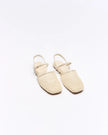 WALNUT Anni Leather Flat - White