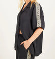 Something Very Special Geo Resort Shirt - Black