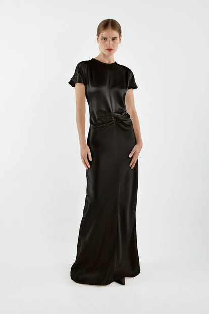Sofia Irina Bianca Maxi Gown - Black