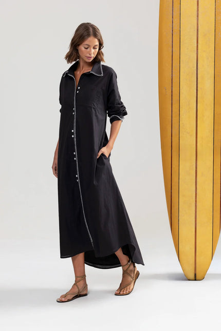 Binny Halcyon House Dress - Black