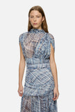 BLANCA FLOE DRESS - BLUE