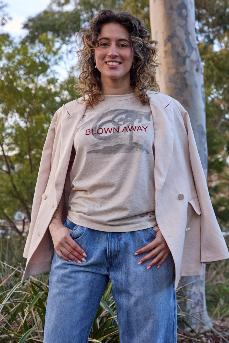 Circular by Maud Alice Dainty Reflections Tee - Blown Away