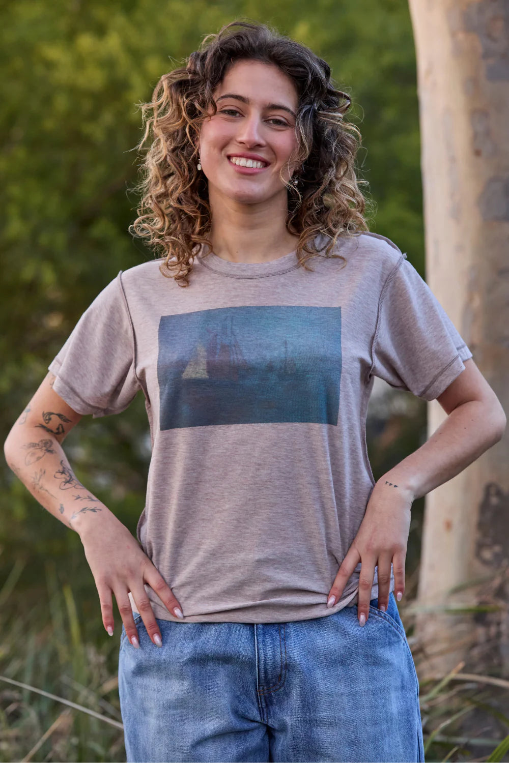 Circular by Maud Alice Dainty Reflections Tee - Boyfriend