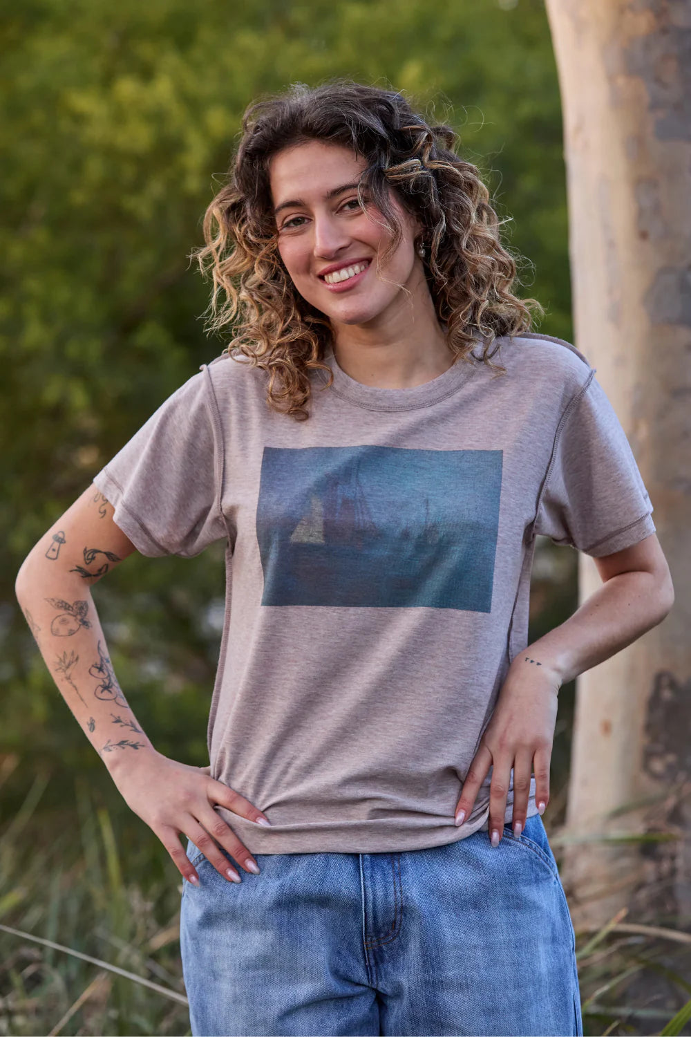 Circular by Maud Alice Dainty Reflections Tee - Boyfriend