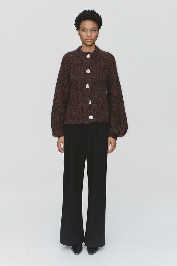 Marle Cait Cardigan - Chocolate
