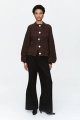Marle Cait Cardigan - Chocolate