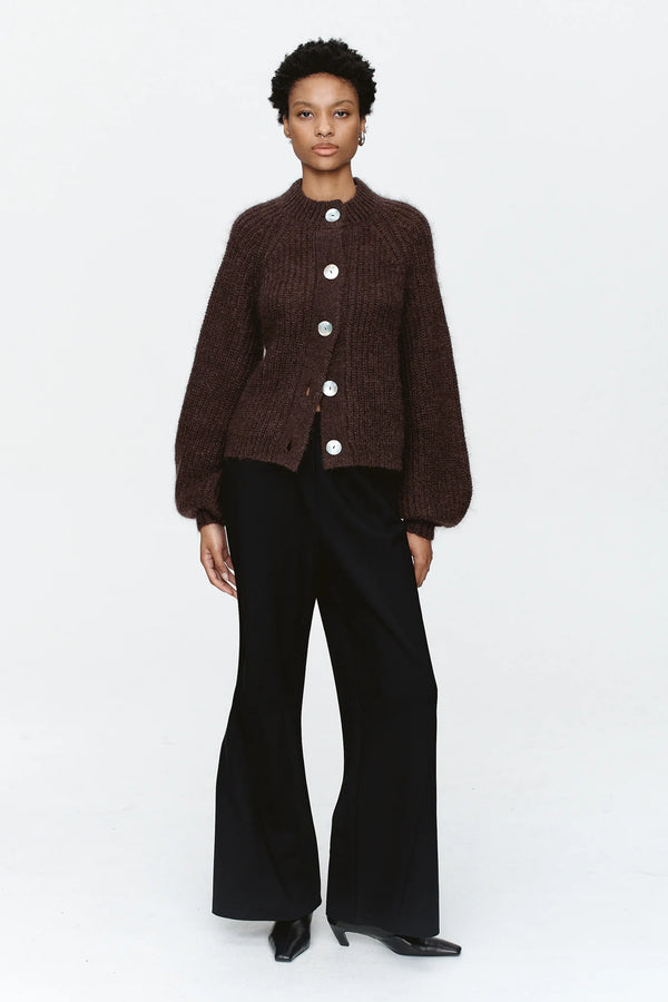 Marle Cait Cardigan - Chocolate