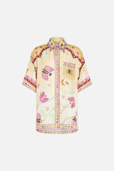 Camilla Aswan Abstract Oversized Shirt With Pocket