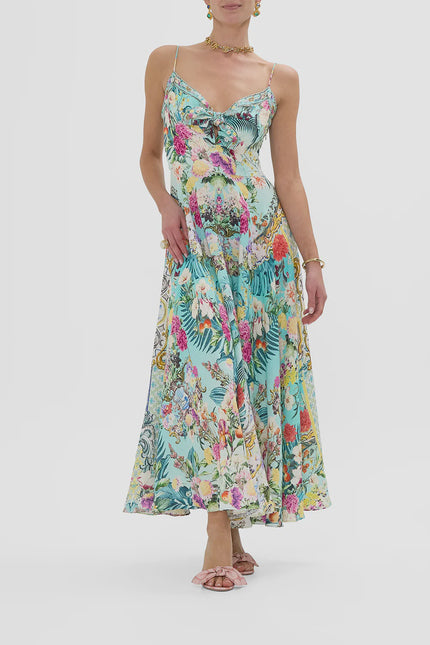 Camilla Gardens of Queluz Long Dress With Tie Front