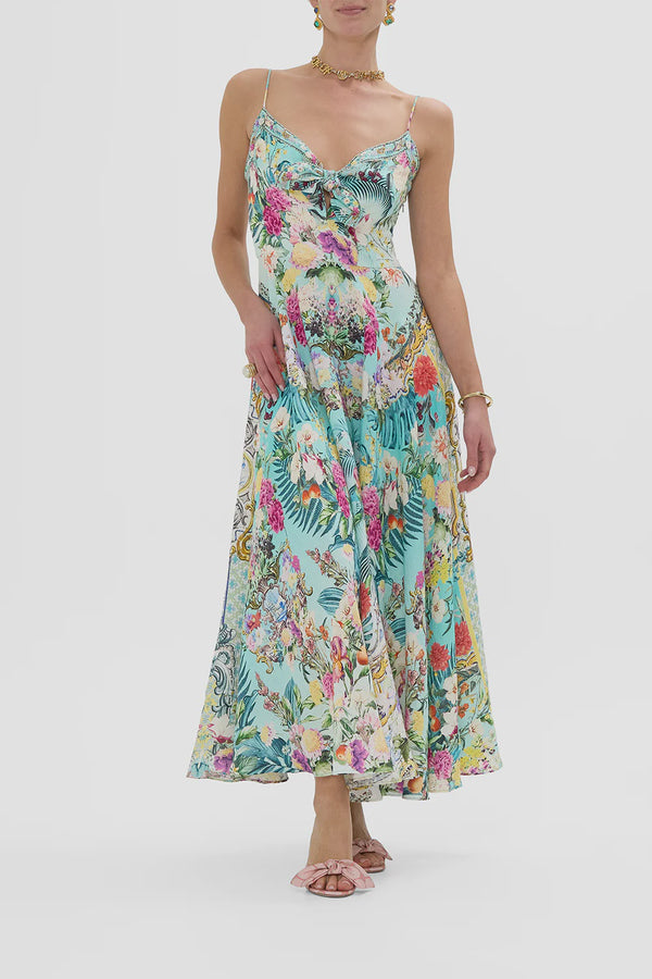 Camilla Gardens of Queluz Long Dress With Tie Front