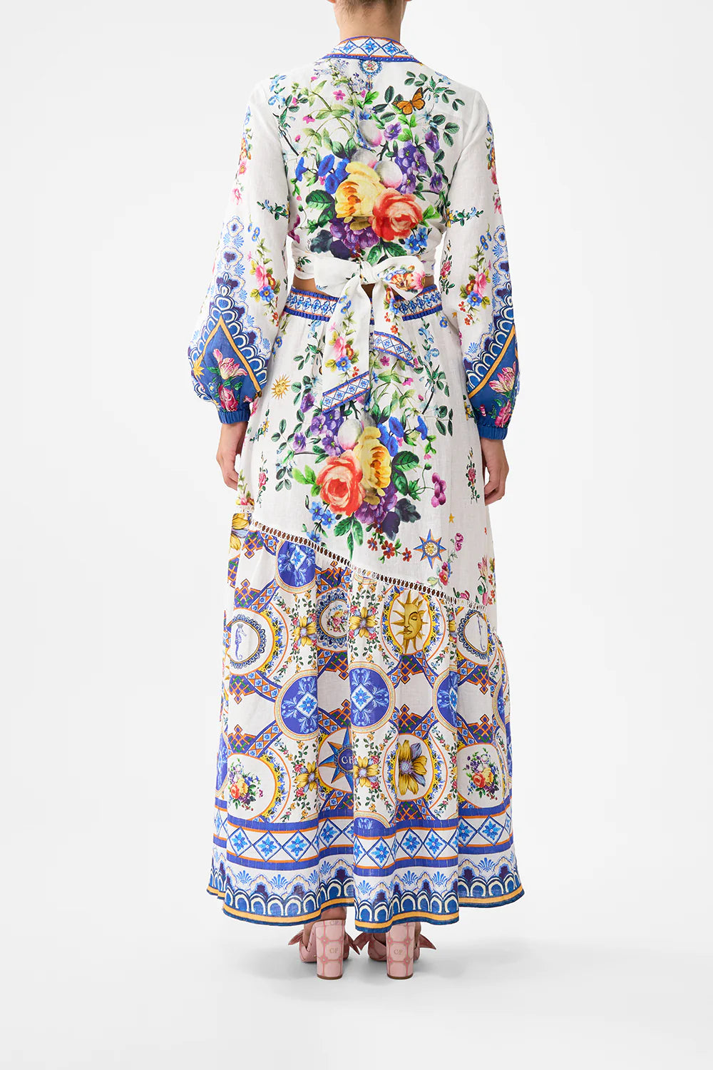 Camilla Tiles Darls Skirt with Shaped Seam