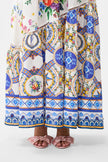Camilla Tiles Darls Skirt with Shaped Seam