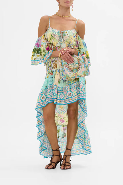 Camilla Just Coasting Small Canvas Clutch