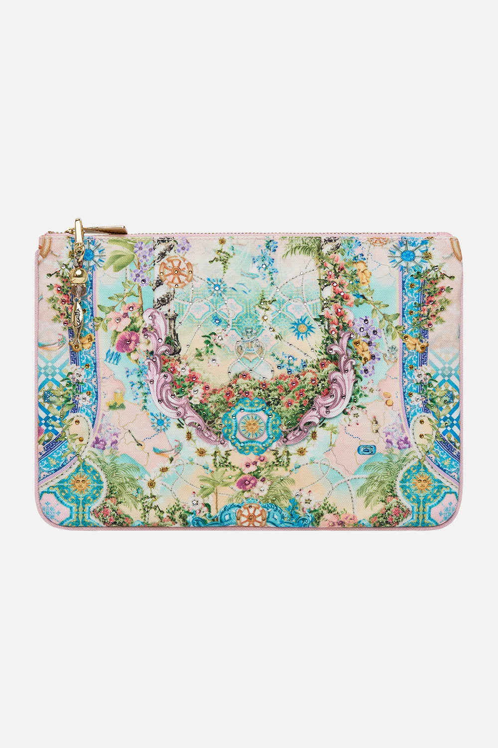 Camilla Just Coasting Small Canvas Clutch
