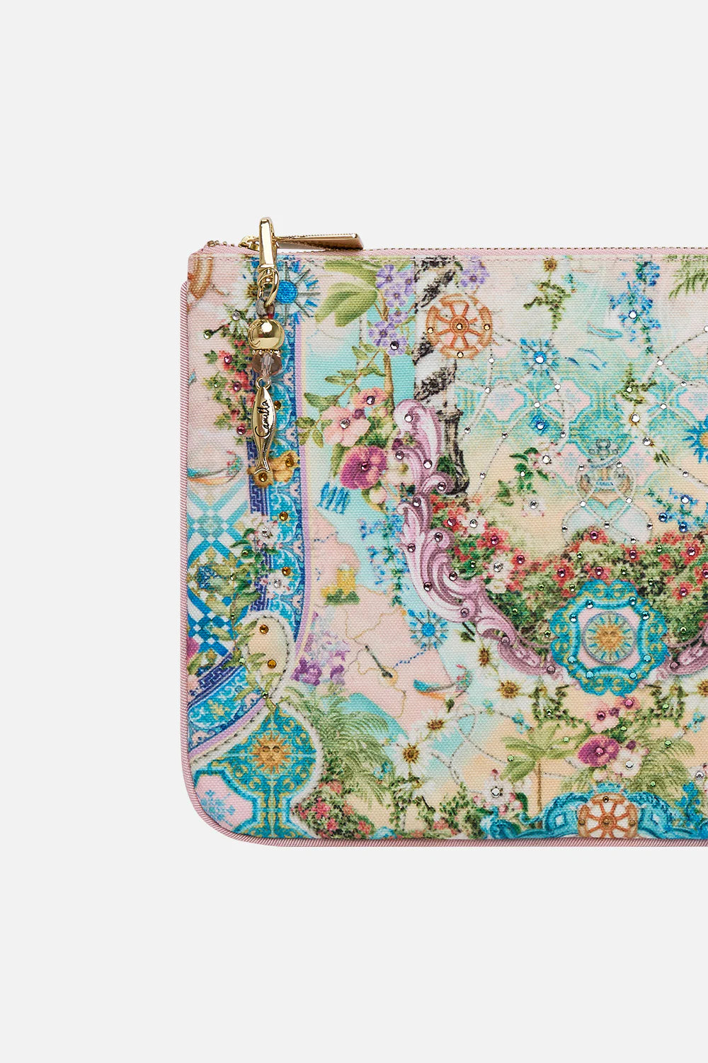 Camilla Just Coasting Small Canvas Clutch