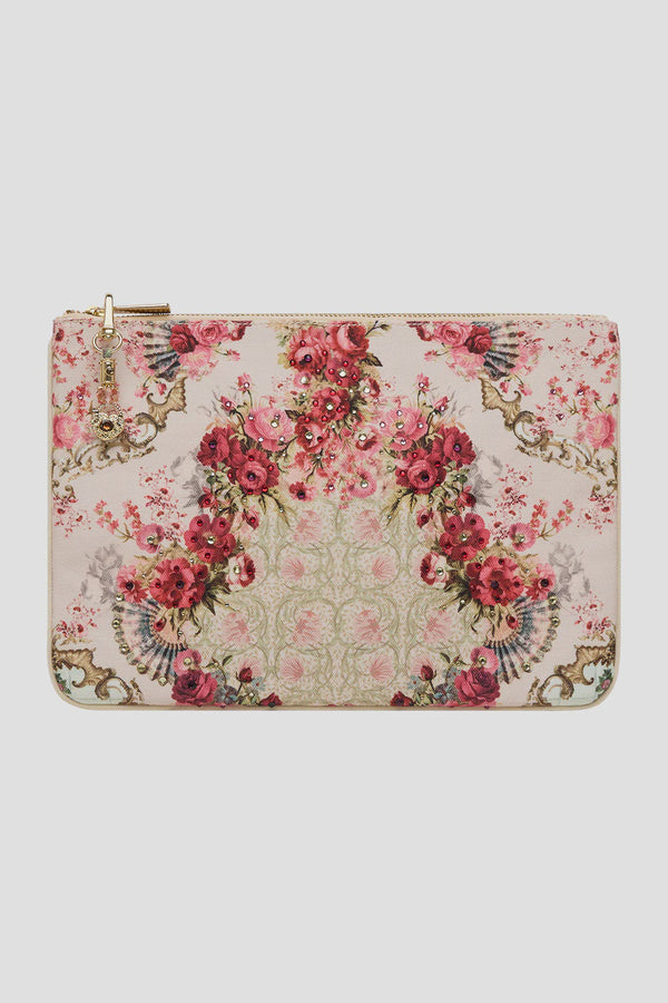 Camilla Meet Me at the Majestic Small Canvas Clutch