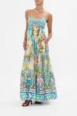 Camilla Just Coasting Long Dress with Jersey Bodice