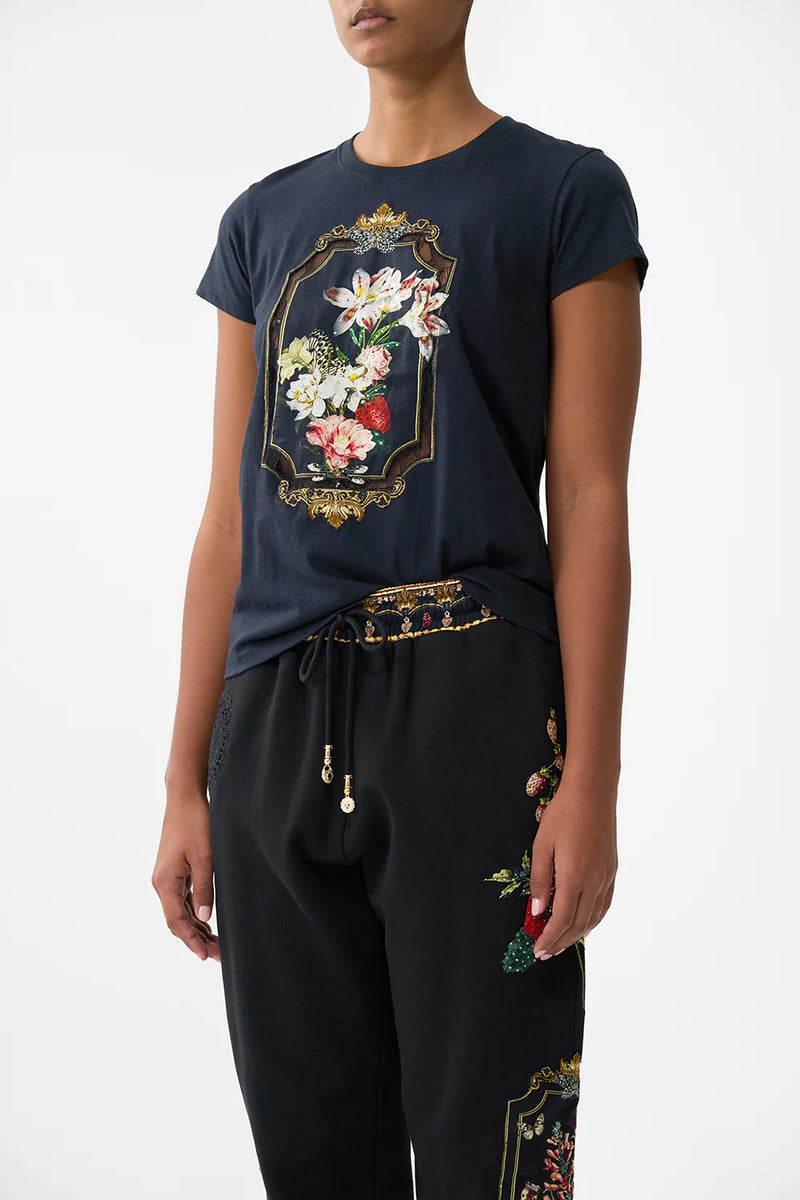 Camilla Noble Endeavours SF Round Neck T-Shirt with Lace