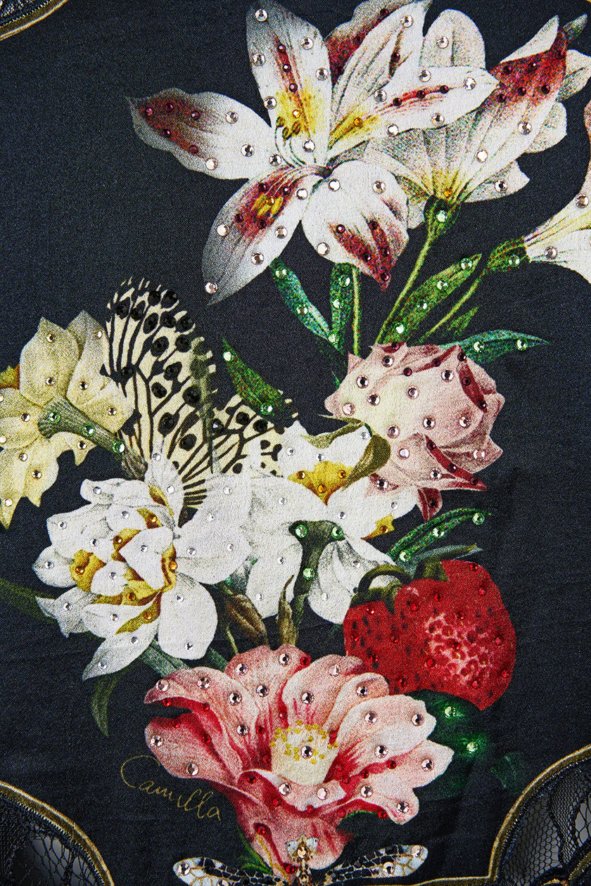 Camilla Noble Endeavours SF Round Neck T-Shirt with Lace