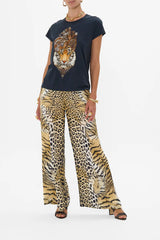 Camilla Jaguar Curved Hem Fitted Tee