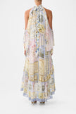 Camilla Botanical Ballads Cold Shoulder Long Dress