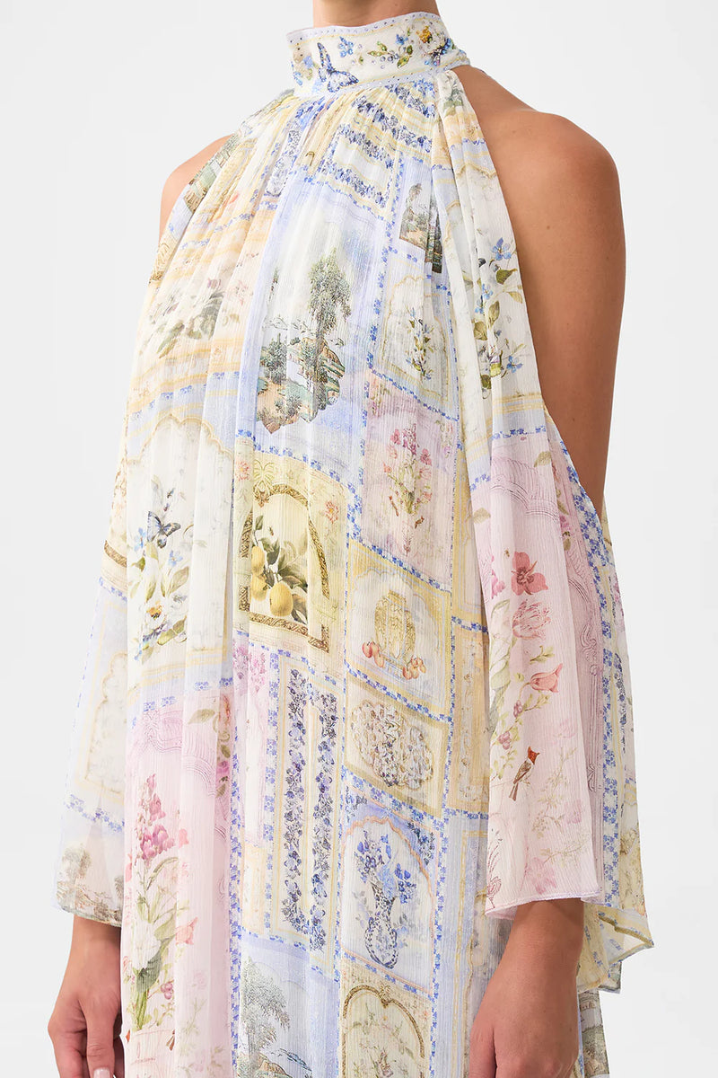 Camilla Botanical Ballads Cold Shoulder Long Dress